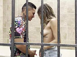 International reporter fucks hot inmate in steamy roleplay 😏