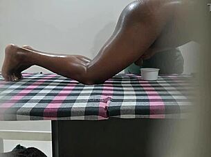 Hidden Cam Catches Spa Massage Turning Into Intense Masturbation