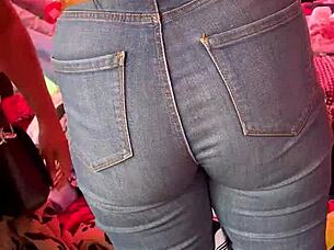 Culona en el tianguis mexico