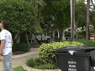 I spotted the hot neighborhood cougar cheating with young guy