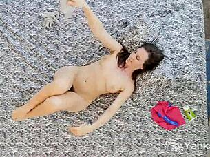 Gorgeous Brunette Toys Her Pussy!