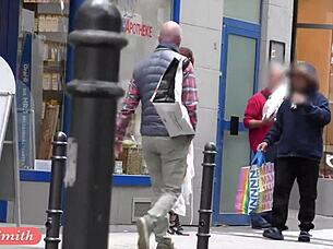 Wow! Jeny Smith Flashes And Teases With Body Art Outdoors!