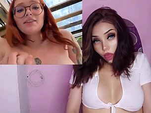 Look at this innocent girl with glasses and tattoos getting fucked so hot!