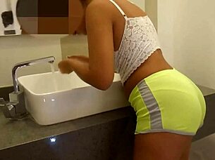 india with swollen nipples seduces the old plumber and rides his big cock hard until she cums! watch her wet pussy tighten.