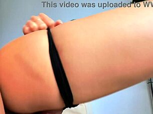 i'm trying this big cock in my tight pussy, she says