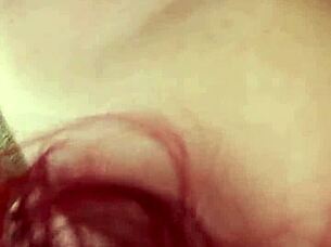 redhead karla rose licking my balls in homemade pov asshole worship