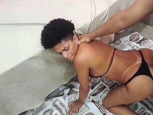 this latina teen is crazy for anal, getting her ass pounded wildly in one-on-one