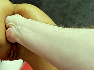 Monika Fox's intense fisting compilation with pierced nipples and shaved pussy