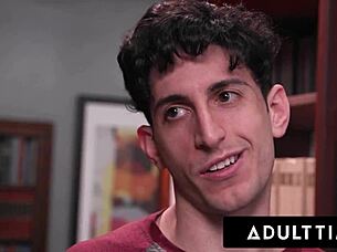 heather honey gets gangbanged in the library by older staff