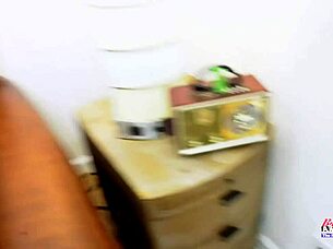 Blonde Annie Archer Intensely Rubs Her Pussy With A Toy And Sucks Cock