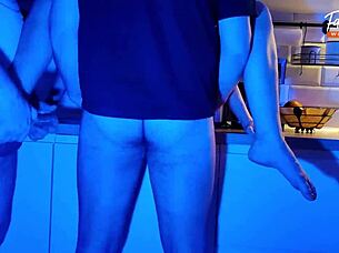 My wife sucks two cocks