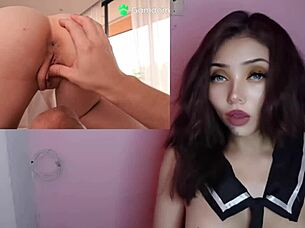 Primera Vez Anal Para Su Pequeña Hermanastra Con Masturbación