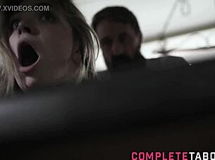 Blonde Teen 18+ Sucks Fat Dick Before Extreme Assfucking and Facial