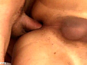 Transsexual Sara Oliveira Gets Ass Fucked Bareback And Cum Filled In Anal Creampie