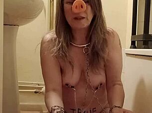 July 15, 2024, slave undergoes flagellation in homemade setting