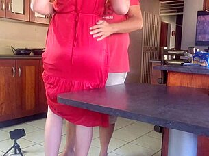 Neighbor's wife first anal creampie experience