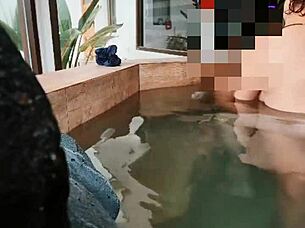 A blonde wife comforts her husband's friend with sensual touches and more