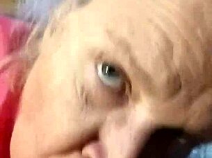 Hot milf subtly sucking on a big cock