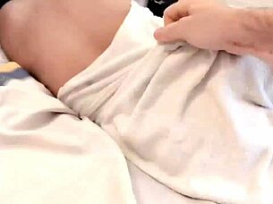 Blonde mexican petite teen licks pussy in oral masturbation