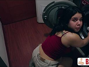 Latina Friend Fucks Trapped Pussy