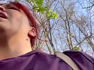 My kinky Easter involves humiliation and bdsm orgasms in the forest!