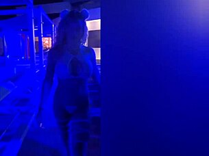 Festival rave slut destroyed by gym bros!