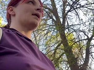 My kinky Easter involves humiliation and bdsm orgasms in the forest!