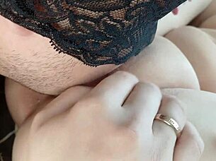 wife cums from cunnilingus then ass gets tongue fucked