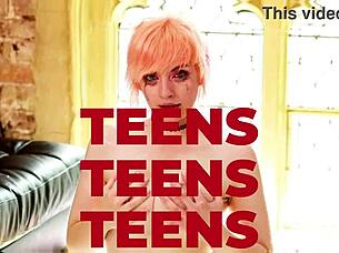 two british girls compete in a masturbation race