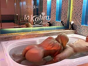 Stepmom teaches stepson to eat ass