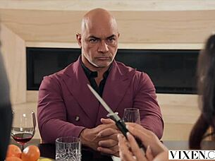 Brunette bombshell Valentina Nappi in steamy anal scenes