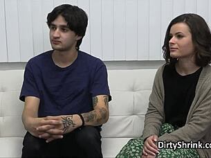 Milf Spies Threesome At Work Office