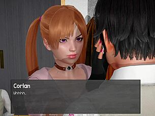 Let's play the headmaster's fantasy with big tits and shaved pussy, part 3