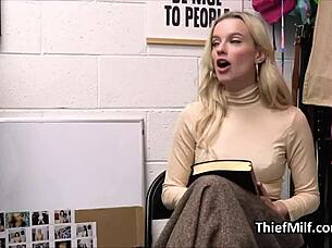 Cougar Caught Masturbating with Stolen Dildos in House