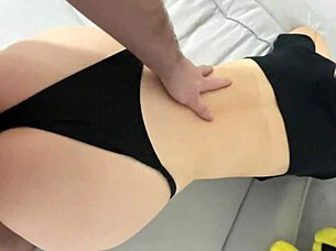 Stepsister Supports Me In Bed During Vacation!