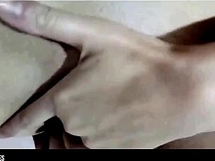 Brazilian girlfriend rides big thick cock in dorm room