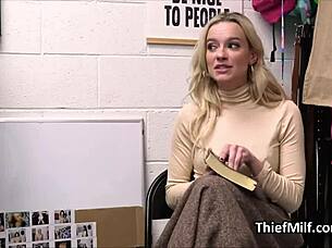 Cougar Caught Masturbating with Stolen Dildos in House