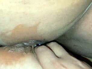 Ebony lesbians rub pussies in intense scissoring