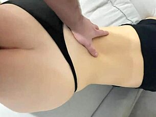 Stepsister Supports Me In Bed During Vacation!