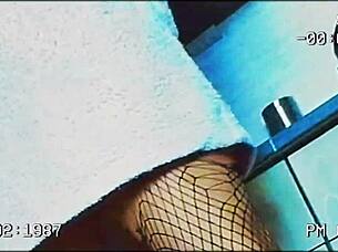 Housewife In Sexy Stockings Does Household Chores Sex Tape.
