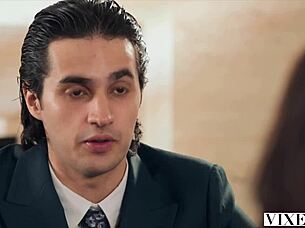 Brunette bombshell Valentina Nappi in steamy anal scenes