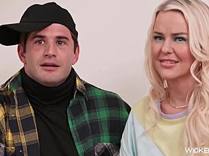 i blast my big cock on slimthick vic's tits and ass