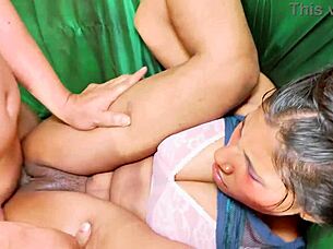 Lucky guy fucks girlfriend and best friend!