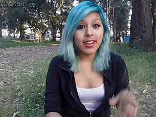 chica sexy fingering her boobs and masturbating those tits