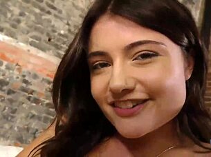 naughty adria rae begs for cum on face