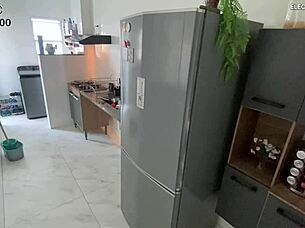 lonely housewife moans, 'give me that facial!' in passionate quickie sex