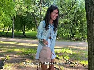 My Friend Controls My Orgasms In Public With Vibrator 😈