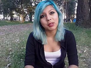 chica sexy fingering her boobs and masturbating those tits