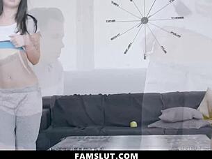 redhead gets an anal creampie 😈