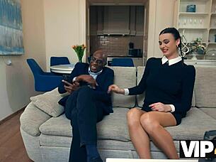 Blonde Gets Taught to Make Love in Stepfather's Bed